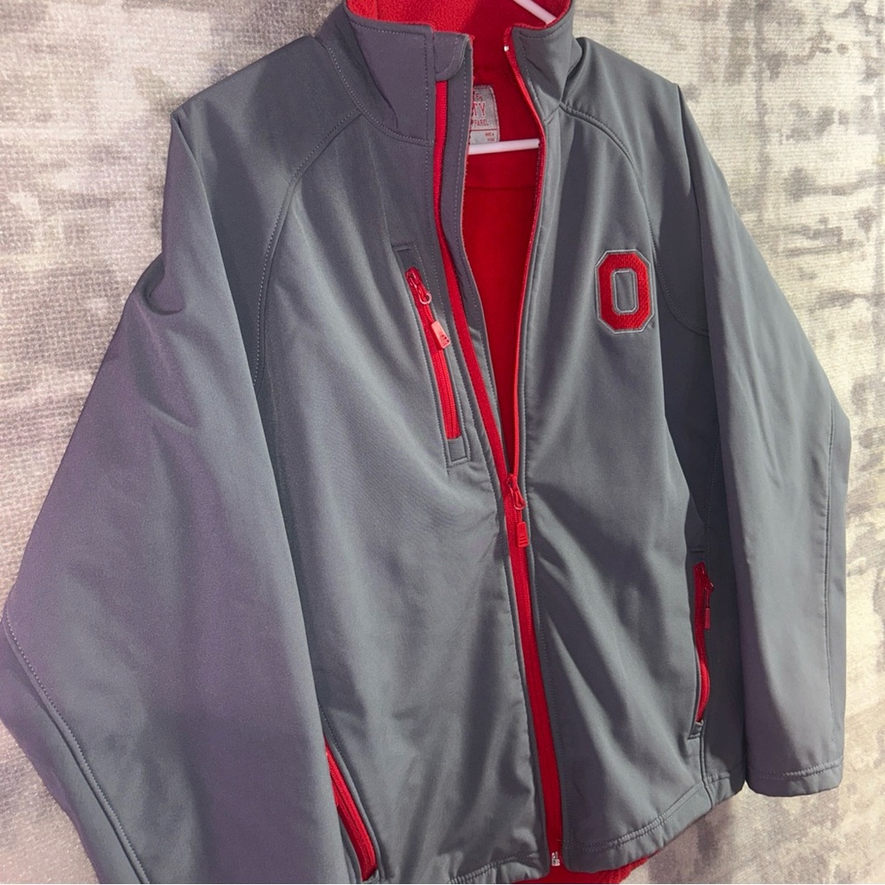 Gray And Red Performance Jacket - image 3
